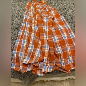 SHEIN flannel in blue/red